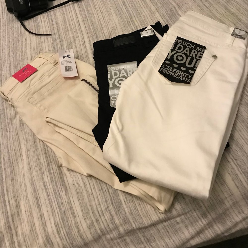 Set of 3 -1 Tommy Girl capri, 2 Celebrity Pink